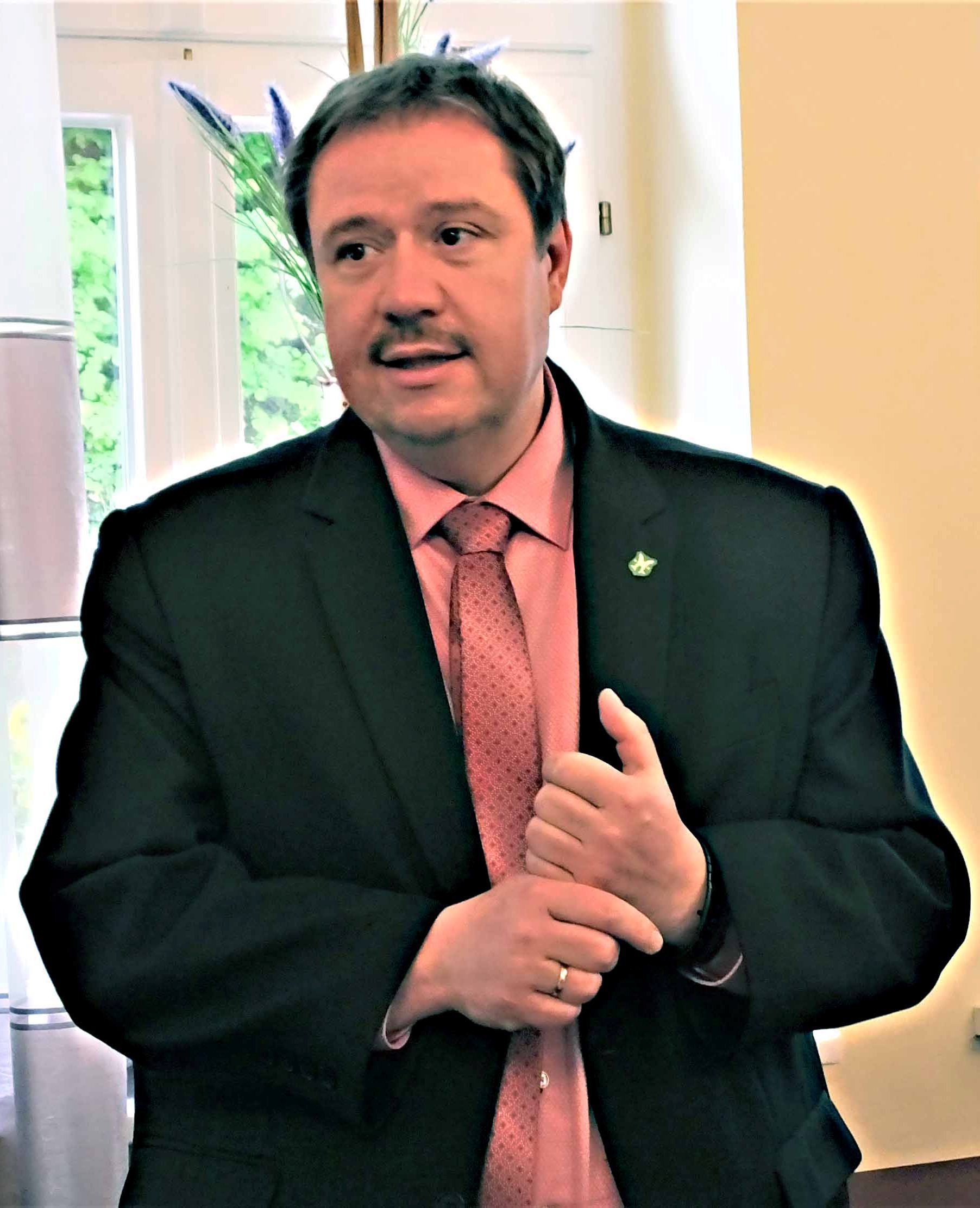 Saalfelds tourismusfreundlicher Bürgermeister Dr. Steffen Kania.