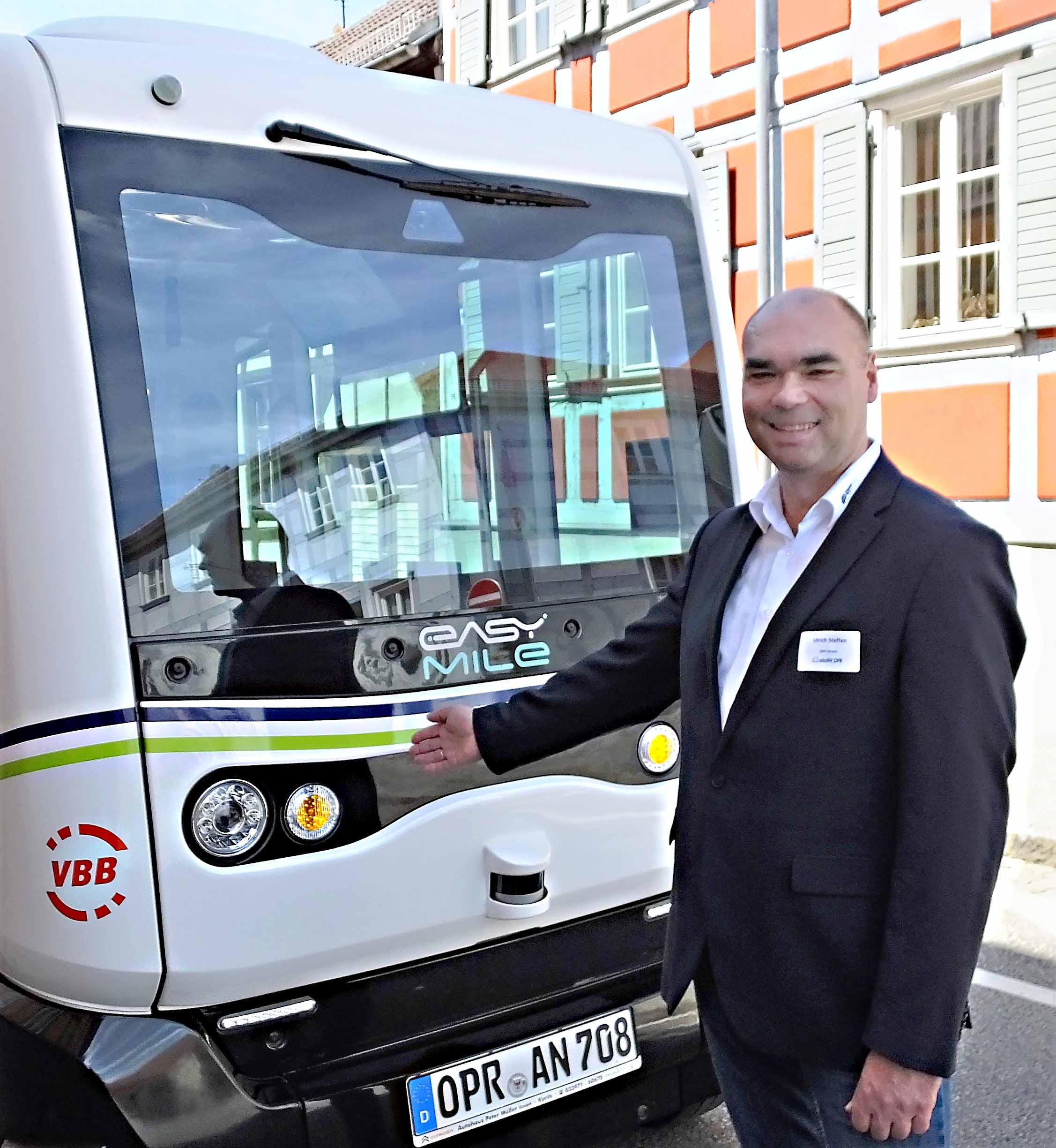 Der Praktiker: Ulrich Steffen, Chef des Busbetriebes ORP.