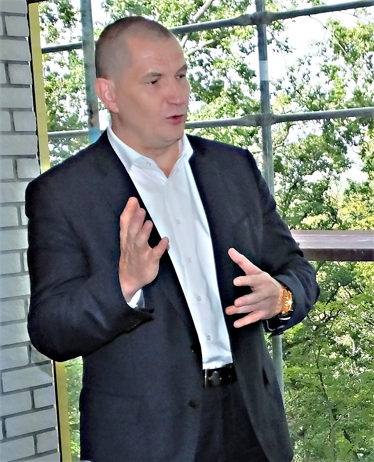 Der Investor und Inhaber Matthias Große redete Klartext.